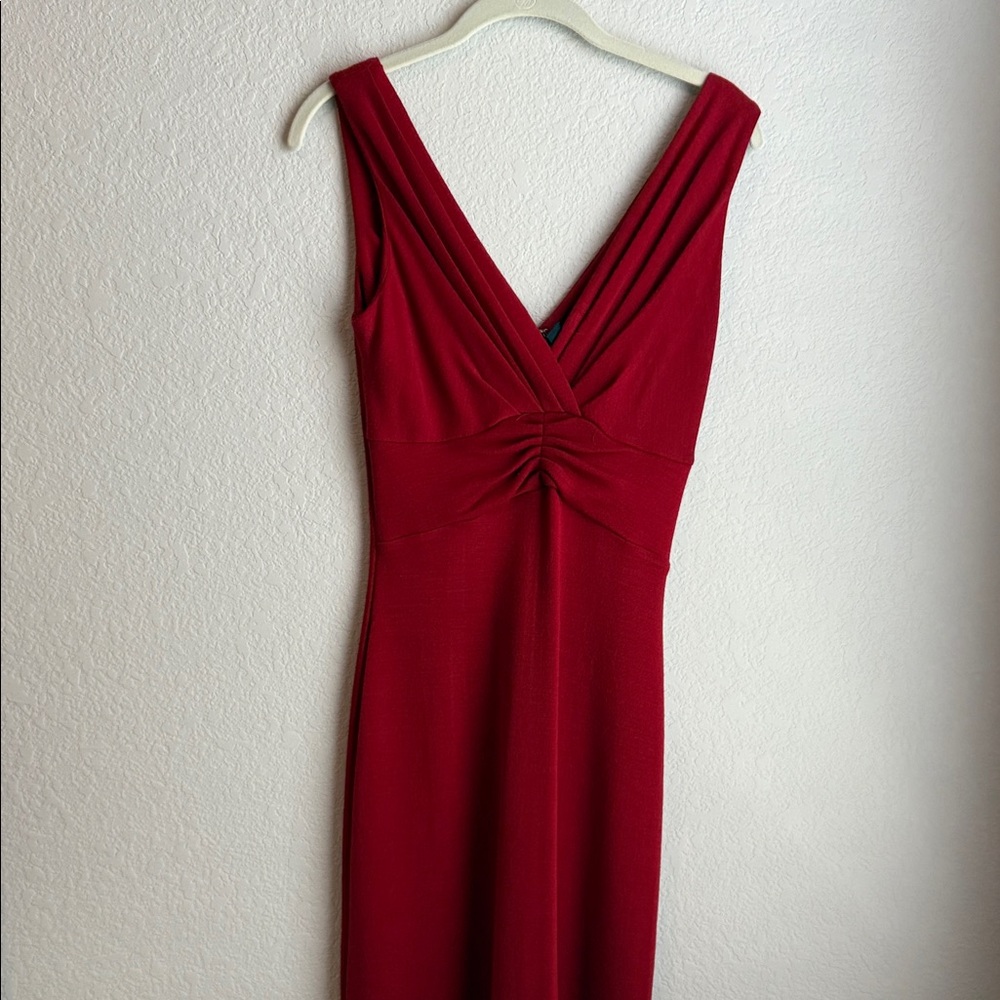 Banana Republic Vivid Red Midi Dress